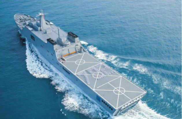 大連重工造052D 驅(qū)逐艦使用我司阻尼板材等產(chǎn)品