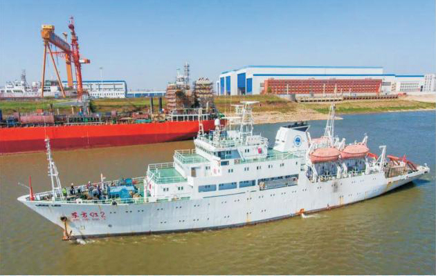 武船造“東2”號科考船 使用我司生產(chǎn)的阻尼材料等產(chǎn)品